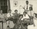 Bill McCormak Jim Hanlon Ian Ferguson  Jack Shaunessy  and Jack Hobbs after duty evening at Jim Hanlon s house